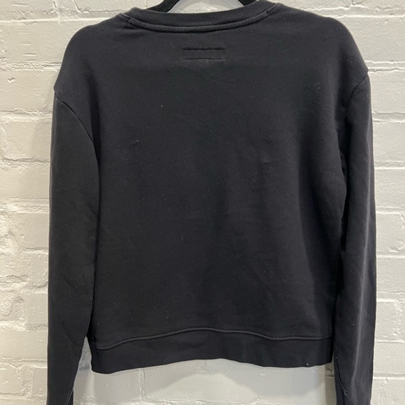 Aeropostale embellished black cat kitty tiger sweatshirt - sparkle - small - Picture 5 of 5